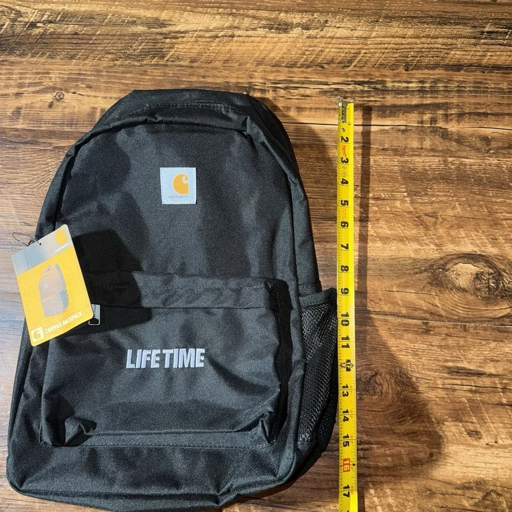 Carhartt Black Canvas Backpack Unisex NEW